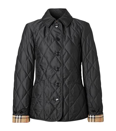 burberry womens black jacket with standing collar|brand new women Burberry jacket.